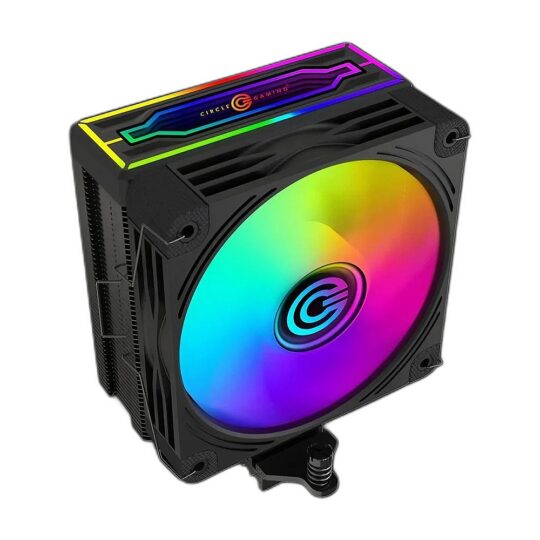 CG 6P DUO CPU COOLER ARGB BLACK COLOR CG 6P DUO CPU COOLER ARGB BLACK COLOR