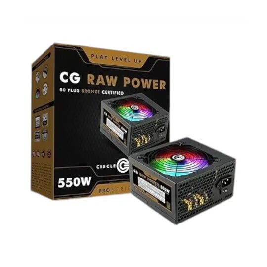 CG RAW POWER 550 WATTS 80 PLUS BRONZE ( RGB )