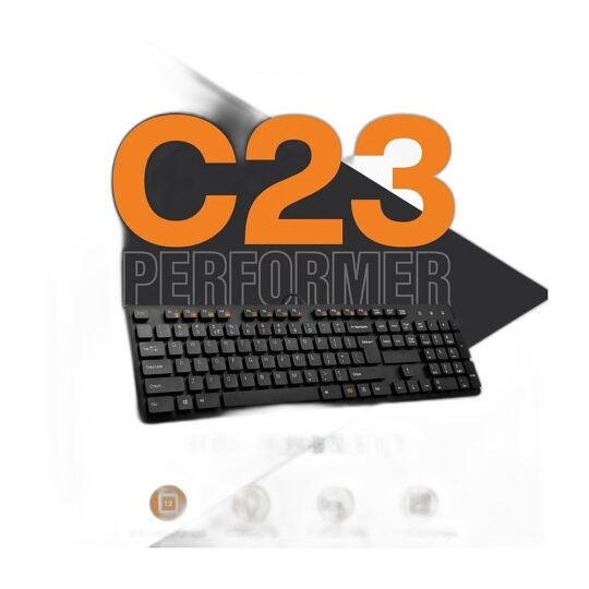 CIRCLE C 23 PERFORMER KEYBOARD USB BLACK CIRCLE C 23 PERFORMER KEYBOARD USB BLACK