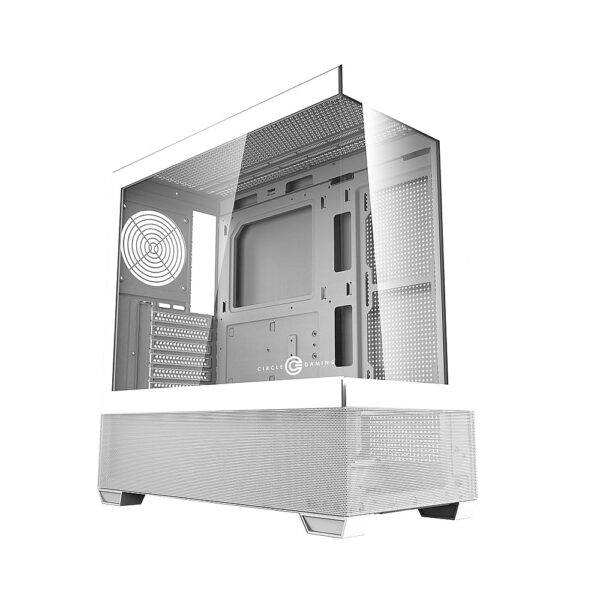 CIRCLE GAMING CABINET DEFENDER ZX3 WHITE – ATX