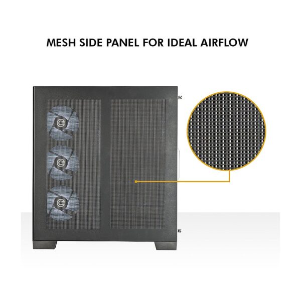 CIRCLE GAMING CABINET DEFENDER ZX7 BTF – ATX