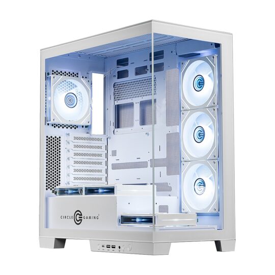CIRCLE GAMING CABINET DEFENDER ZX7 BTF WHITE – ATX CIRCLE GAMING CABINET DEFENDER ZX7 BTF WHITE – ATX