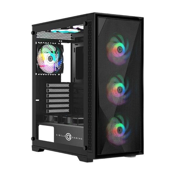CIRCLE GAMING CABINET ELEGANTOR X5 ARGB – ATX