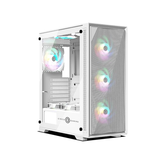 CIRCLE GAMING CABINET FURIOUS MESH 240 ARGB TYPEC 2.0 – ATX