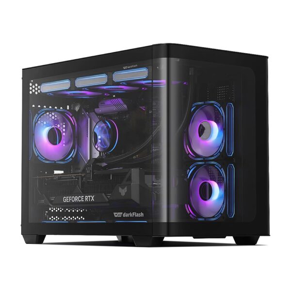 CIRCLE GAMING CABINET GLADIUS M3 ARGB TYPE C 2.0 – MICRO ATX