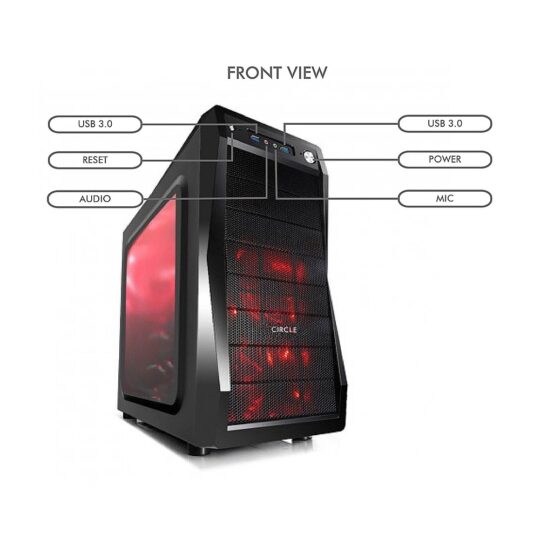 CIRCLE GAMING CABINET SUPERLAVA WHITE TYPE C 3.2 – ATX CIRCLE GAMING CABINET SUPERLAVA WHITE TYPE C 3.2 – ATX