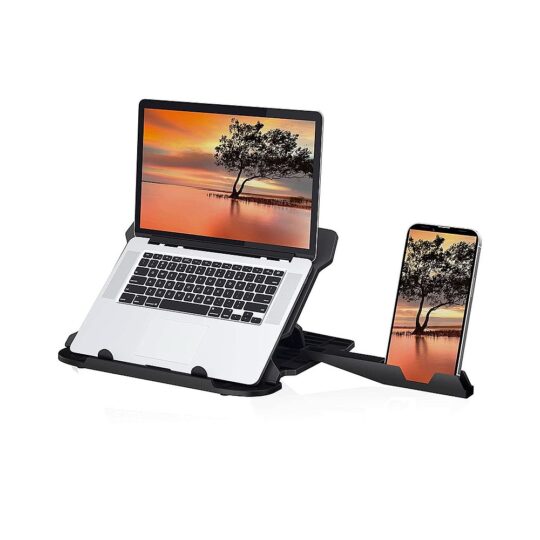 MY BUDDY HEXA 22 Laptop Stand with Mobile Holder