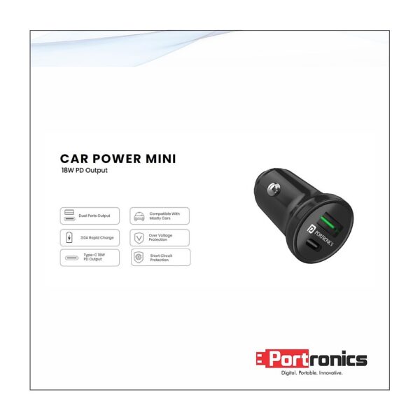 CAR POWER MINI 38 Watts Car Charger