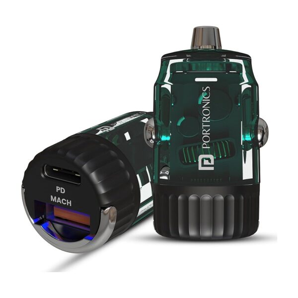 Car Power View 36W Car Charger With Transparent & Compact Design