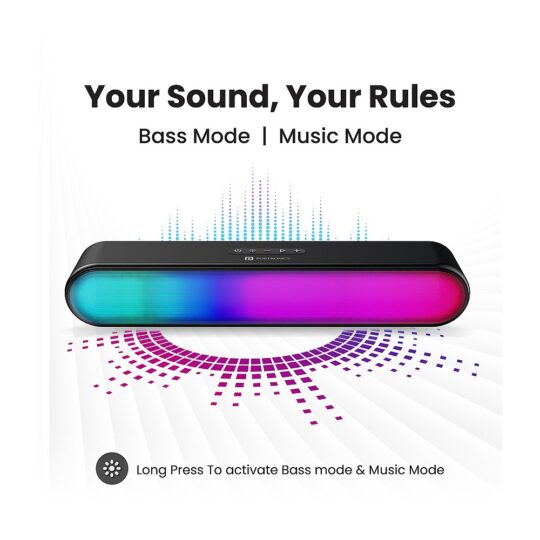 DECIBEL 23 16W Mini Soundbar with Full Screen RGB Light DECIBEL 23 16W Mini Soundbar with Full Screen RGB Light