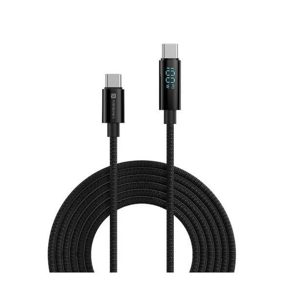 KONNECT VIEW Type C To Type C Cable With LED Display