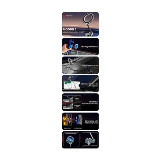 MOGUN 3 Magnetic Car Phone Holder MOGUN 3 Magnetic Car Phone Holder