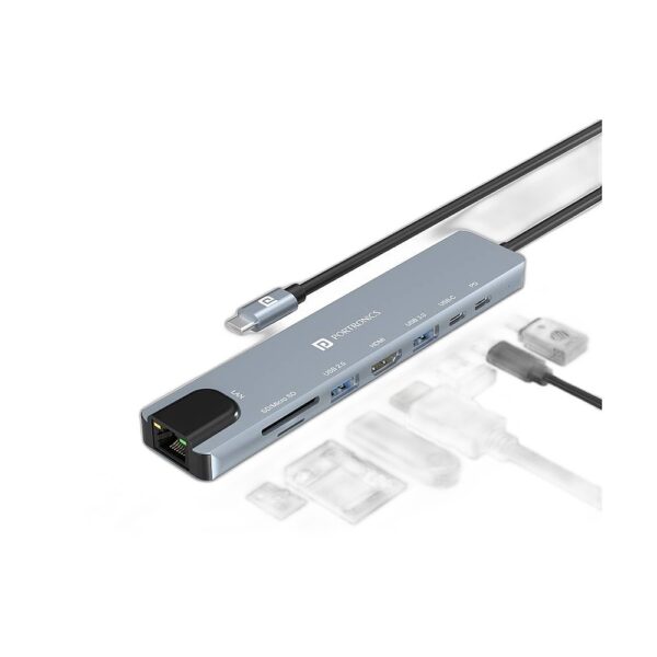 MPORT 8 8-Ports USB-C Hub