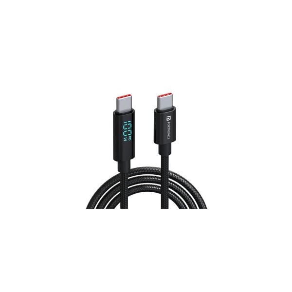 KONNECT VIEW 100W Type C To Type C Cable With LED Display