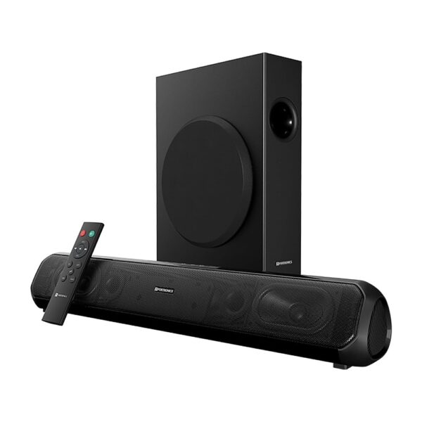 PURE SOUND PRO X 80W HD Soundbar With Wired Subwoofer