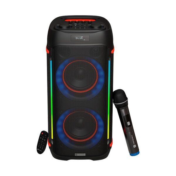 IRON BEATS III 200W Party Speaker with Wireless UHF Karaoke Mic