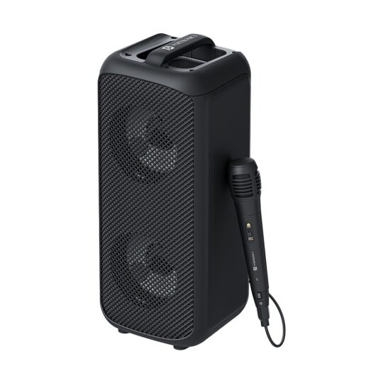 RUMBLE 25W Party Speaker with Wired Karaoke Mic