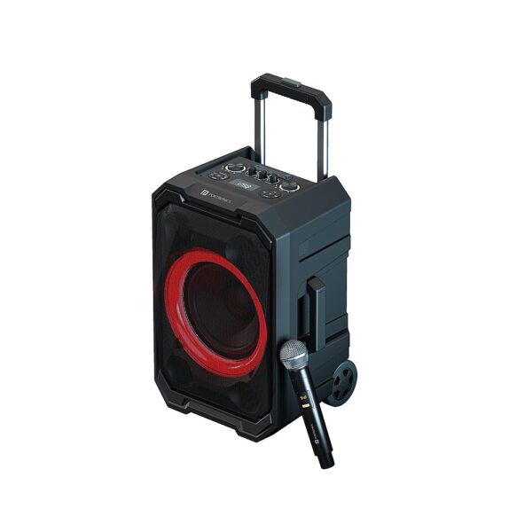 IRON BEATS 5 Prime 250W Wheeled Party Speaker with Wireless Karaoke Mic