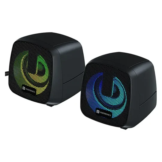 6W Portable PC Speaker with Multicolor RGB Lights