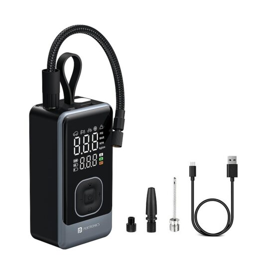 VAYU 8.0 Rechargeable Tyre Inflator with Built in Hanging Support