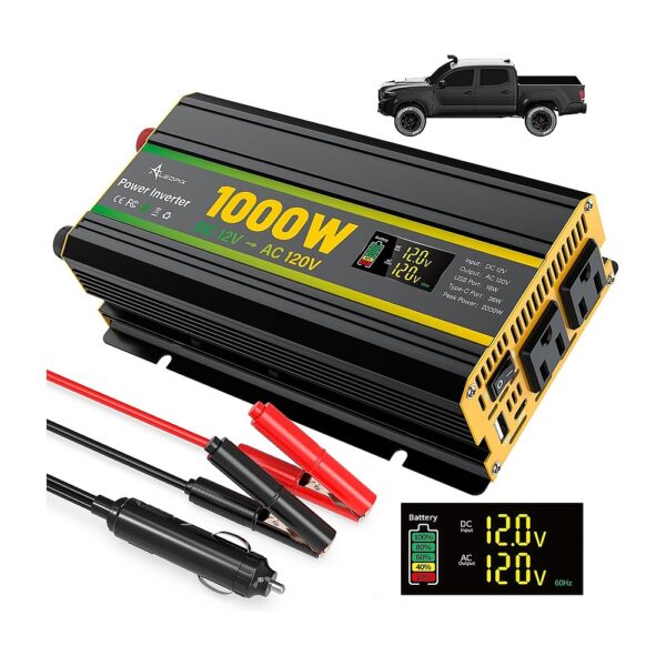 ZAPTOR Car Inverter with Dual AC Sockets
