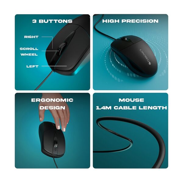 Zebronics JUDWAA950 Wired Mouse