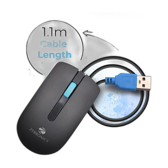 Zebronics JUGGLE Wired Mouse