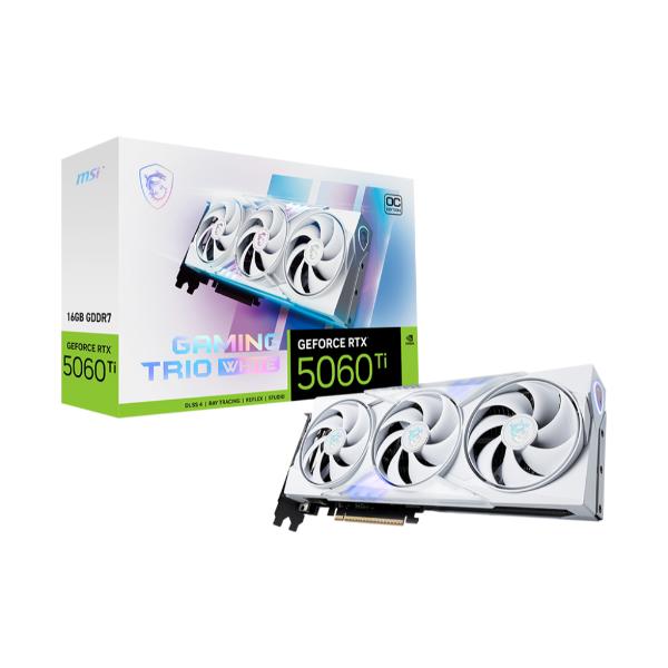 MSI RTX 5060 Ti 16G Gaming Trio OC White GDDR7 Graphic Card MSI RTX 5060 Ti 16G Gaming Trio OC White GDDR7 Graphic Card