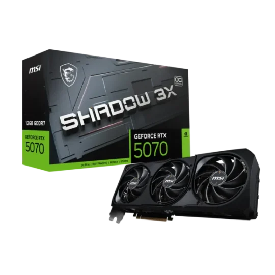MSI GeForce RTX 5070 Shadow 3X OC 12GB GDDR7 Graphic Card
