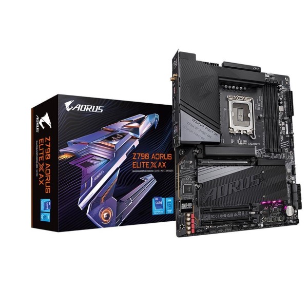 Gigabyte Z790 AORUS ELITE X AX Intel LGA 1700 ATX Motherboard Supports Intel 12th, 13th & 14th Gen Processors Gigabyte Z790 AORUS ELITE X AX Intel LGA 1700 ATX Motherboard Supports Intel 12th, 13th & 14th Gen Processors