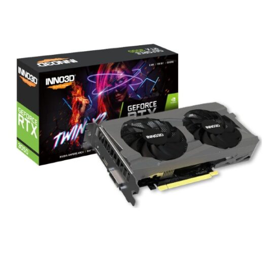 INNO3D RTX 3050 Twin X2 V2 6GB GDDR6 Graphic Card INNO3D RTX 3050 Twin X2 V2 6GB GDDR6 Graphic Card