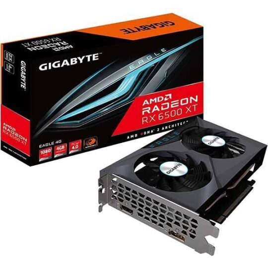 Gigabyte RX 6500 XT Eagle 4GB Gaming Graphics Card Gigabyte RX 6500 XT Eagle 4GB Gaming Graphics Card
