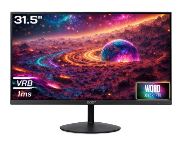 Acer SA322QU E 31.5 Inch WQHD IPS Monitor | 100Hz Refresh | 1ms VRB | AdaptiveSync FreeSync & G-SYNC | HDR10 | Ultra-Slim 7.2mm | ZeroFrame | Eye Care | Built-in Speakers | HDMI, DP Ports, Audio Out Acer SA322QU E 31.5 Inch WQHD IPS Monitor | 100Hz Refresh | 1ms VRB | AdaptiveSync FreeSync & G-SYNC | HDR10 | Ultra-Slim 7.2mm | ZeroFrame | Eye Care | Built-in Speakers | HDMI, DP Ports, Audio Out