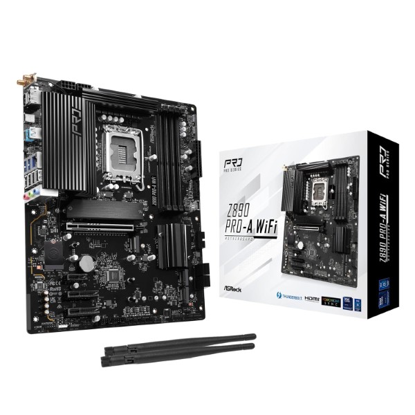 ASRock Z890 Pro-A WiFi 6E Intel Core Ultra DDR5 LGA1851 ATX Motherboard ASRock Z890 Pro-A WiFi 6E Intel Core Ultra DDR5 LGA1851 ATX Motherboard