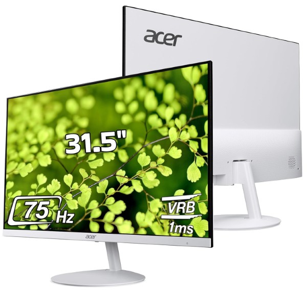 Acer SA322Q 31.5 Inch Full HD 1920×1080 IPS Ultra-Slim (7.2mm) Backlit LED Monitor I 75Hz Refresh I 1 MS VRB Response I AMD Free Sync I 1xHDMI 1xVGA I Stereo Speakers I Eye Care Features I White Acer SA322Q 31.5 Inch Full HD 1920×1080 IPS Ultra-Slim (7.2mm) Backlit LED Monitor I 75Hz Refresh I 1 MS VRB Response I AMD Free Sync I 1xHDMI 1xVGA I Stereo Speakers I Eye Care Features I White
