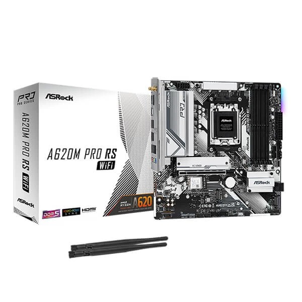 ASRock A620M Pro RS WiFi Motherboard ASRock A620M Pro RS WiFi Motherboard