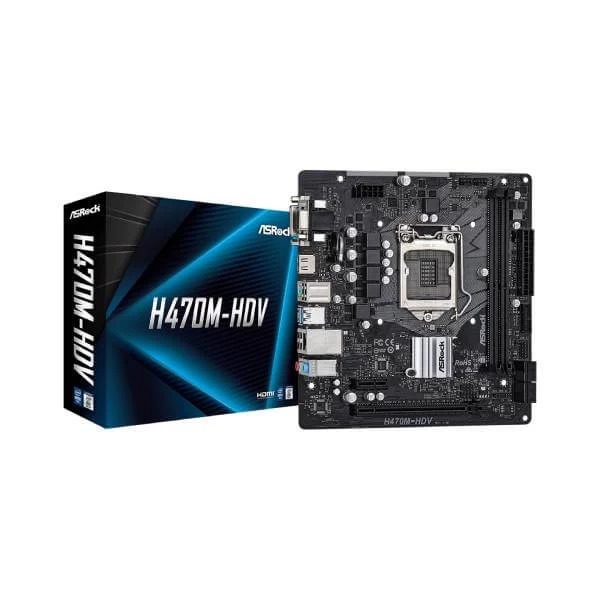 ASRock H470M-HDV Intel Motherboard ASRock H470M-HDV Intel Motherboard