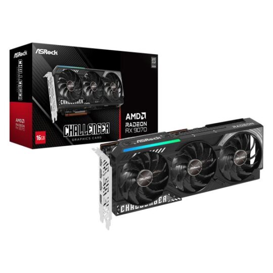 ASRock RX 9070 Challenger 16GB Graphics Card ASRock RX 9070 Challenger 16GB Graphics Card