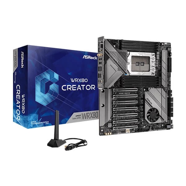 ASRock WRX80 Creator R2.0 WIFI Workstation Motherboard ASRock WRX80 Creator R2.0 WIFI Workstation Motherboard