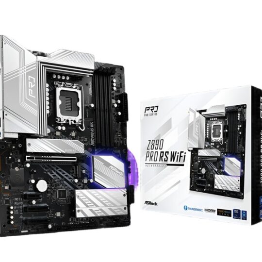 ASROCK Z890 Pro RS WIFI DDR5 LGA 1851 Intel Z890 SATA 6Gb/s ATX Motherboard ASROCK Z890 Pro RS WIFI DDR5 LGA 1851 Intel Z890 SATA 6Gb/s ATX Motherboard