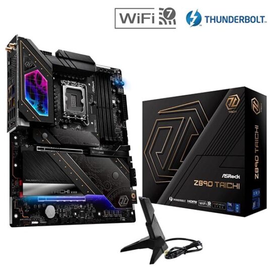 ASRock Z890 Taichi LGA 1851 Intel Z890 SATA 6Gb/s ATX Motherboard ASRock Z890 Taichi LGA 1851 Intel Z890 SATA 6Gb/s ATX Motherboard