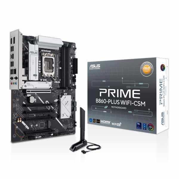 ASUS PRIME B860-PLUS WIFI-CSM ATX LGA 1851 Motherboard ASUS PRIME B860-PLUS WIFI-CSM ATX LGA 1851 Motherboard