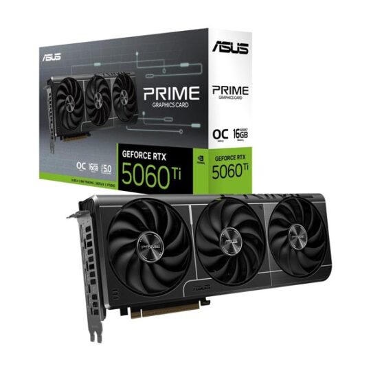 ASUS PRIME GeForce RTX 5060 Ti 16GB GDDR7 OC Edition Graphics Card ASUS PRIME GeForce RTX 5060 Ti 16GB GDDR7 OC Edition Graphics Card