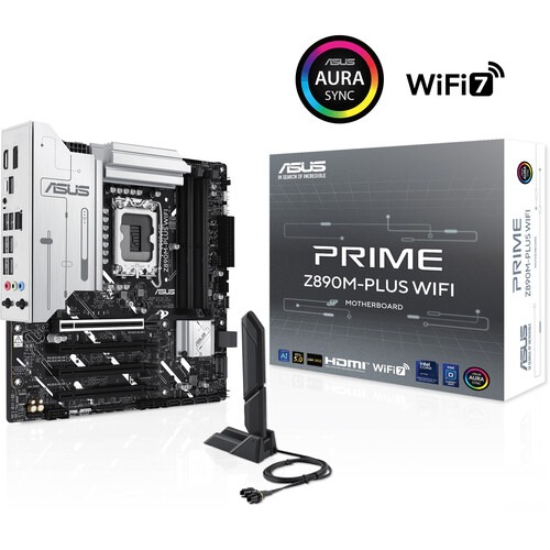 ASUS PRIME Z890M-PLUS WIFI LGA 1851 M-ATX Motherboard ASUS PRIME Z890M-PLUS WIFI LGA 1851 M-ATX Motherboard