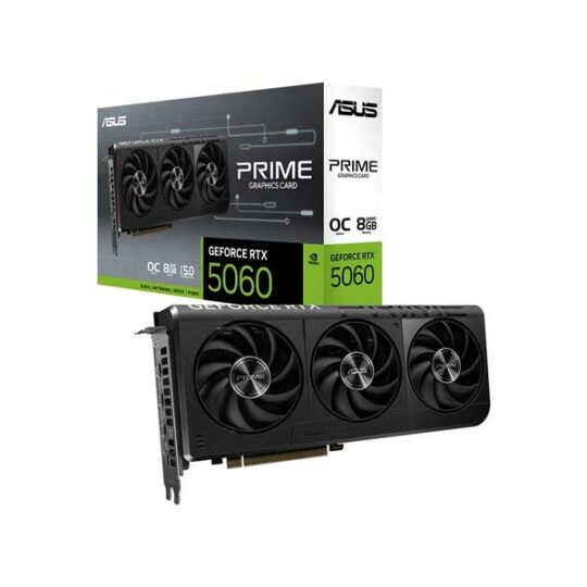 ASUS Prime RTX 5060 OC Edition 8GB GDDR7 Graphics Card ASUS Prime RTX 5060 OC Edition 8GB GDDR7 Graphics Card