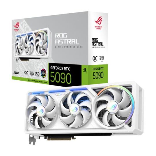 ASUS ROG Astral RTX 5090 OC 32GB White Edition NVIDIA Graphic Card ASUS ROG Astral RTX 5090 OC 32GB White Edition NVIDIA Graphic Card