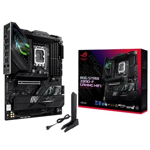ASUS ROG STRIX Z890-F GAMING WIFI Intel Z890 Chipset Motherboard ASUS ROG STRIX Z890-F GAMING WIFI Intel Z890 Chipset Motherboard