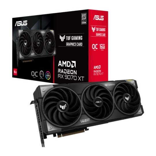 ASUS TUF Gaming AMD Radeon RX 9070 XT OC Edition 16GB GDDR6 Graphics Card ASUS TUF Gaming AMD Radeon RX 9070 XT OC Edition 16GB GDDR6 Graphics Card