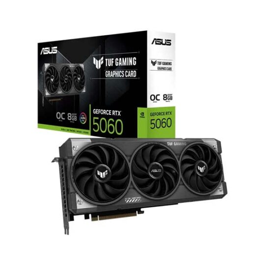 ASUS Tuf Gaming RTX 5060 OC Edition 8GB GDDR7 Graphics Card ASUS Tuf Gaming RTX 5060 OC Edition 8GB GDDR7 Graphics Card
