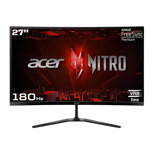 Acer ED270R S3 27 Inch (68.58 Cm) Full HD 1500 R Curved Gaming LCD Monitor Acer ED270R S3 27 Inch (68.58 Cm) Full HD 1500 R Curved Gaming LCD Monitor